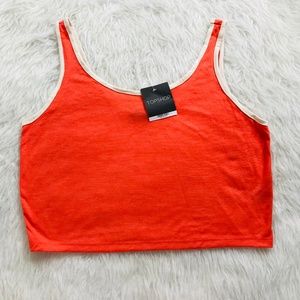 Topshop Tank Top Crop Top Basic